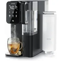 Arendo Wasserfilter Osmoseanlage, 6,5 L Auftisch Umkehrosmoseanlage, Heißwasserspender, 7 Stufen Filtration, 99,99% reines Trinkwasser 15 bis 100° einstellbar