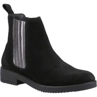 Hush Puppies Damen/Damen Stella Lederstiefeletten (Schwarz)