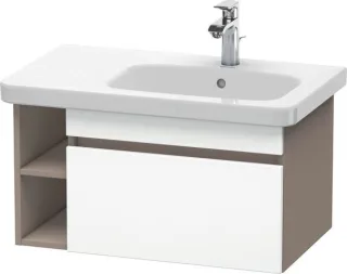 Duravit DuraStyle Waschtischunterbau wandhängend Weiß & Basalt Matt 730x448x398 mm - DS639301843 DS639301843