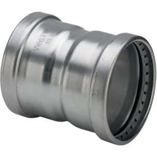 Viega Sanpress Inox XL-Muffe 578084 64 mm, Stahl nichtrostend, SC-Contur