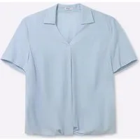 Sheego Klassische Bluse Tunika Kurzarm