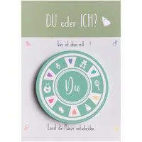 melovely Spiel Entscheidungsmünze „Ich oder Du“ – Geschenk für Eltern und zur Geburt, Witzige Eltern-Münze ‚Ich oder Du‘ für Alltagsentscheidungen, Kleines Mitbringsel zur Geburt oder Babyparty