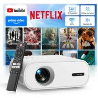 ZOOMCAT ZOOMCAT C10N Beamer 4K Mit Netflix Zertifizierung(Elektrischer Fokus) Beamer (20000 lm, 20000 : 1, 3840x2160, 1920x1080 px, Elektrische Fokussierung, 4D 4P elektronische Trapezkorrektur)
