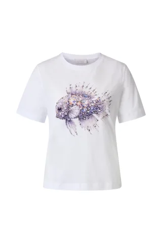 Rich & Royal - Elegant Fit T Sparkling Fish white - Gr. - S