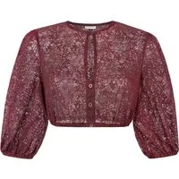 Stockerpoint Dirndlbluse Dirndlbluse Rachel bordeaux