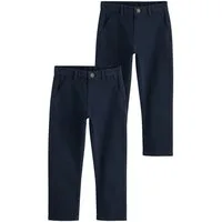Next Chinohose Regular Fit Chinohose mit Stretch, 2er-Pack (2-tlg)