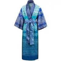 Bassetti Kimono BRUNELLESCHI, midi, Baumwolle, Gürtel, aus satinierter Baumwolle