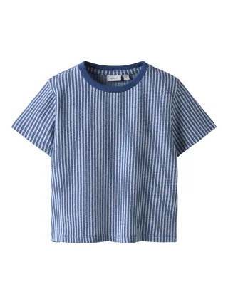 NAME IT - NMMHANS SS NREG TOP PB Nautical Blue - Gr. - 104