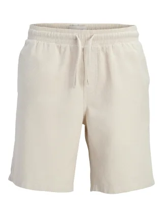 JACK&JONES - JPSTJAIDEN WAFFLE RESORT SHORT REG Moonbeam - Gr. - XXL