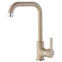 KOLMAN Küchenarmatur LENA Wasserhahn Mischbatterie für Küche in Beige