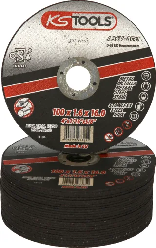 KS Tools Hochleistungs-Dünntrennscheibe, 25 Stück - 337.2010