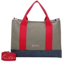 Fritzi aus Preußen Henkeltasche Canvas Tote Bag, mit verstell- und abnehmbarem Schulter-Riemen