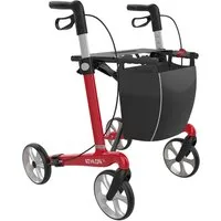 Rehasense Rollator Rehasense Athlon SL Carbon Rollator, Gr. L TPE Räder Racing Red, 8 Jahre Garantie