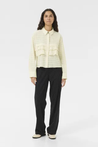 Langarm - Hemd KBAyo Baggy fit cream