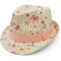 MAXIMO Strohhut KIDS GIRL-Trilby Schmetterling Futter (1-St)