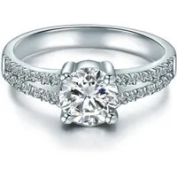 Trilani Silberring silber, mit Zirkonia