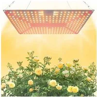 Rosnek Pflanzenlampe Vollspektrum LED mit Daisy-Chain Funktion, LED fest integriert, für Winter & kalte Tage, Indoor Wachstum für Veg & Blüte