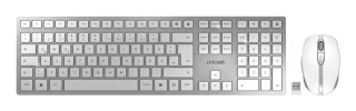 Cherry DW 9100 Slim weiß/silber | jd-9100de-1 | USB/Bluetooth - DE