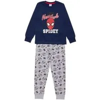 MARVEL Pyjama Spider Man Kinder Nachtwäsche Schlafanzug Baumwolle Mehrfarbig