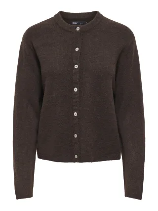 ONLY - ONLSIMONI L/S O-NECK CARDIGAN KNT NOOS Coffee Bean - Gr. - L