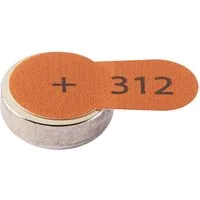 Intenso 80 Ultra Hearing Aid Typ 312 Zink-Luft Hörgerätebatterien 8er Blister Batterie