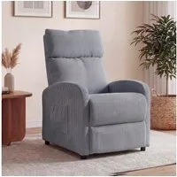 oyajia Relaxsessel Ergonomischer Liegesessel mit Relaxfunktion (verstellbare Rückenlehne & Seitentasche für mehr Funktion, Cordstoff), Fernsehsessel, bis 150 kg belastbar, 95°-145°