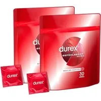 durex Kondome Gefühlsecht Ultra – 60er Pack (2 x 30 Stück), 60 St.