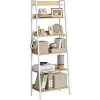 Woltu Standregal, 1-tlg., Leiterregal mit 5/6 Ebenen Standregal Industrie Stil