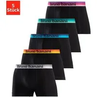 Bruno Banani Boxer Boxershorts für Herren (Packung, 5-St) mit Streifen Logo Webbund