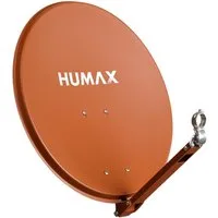 Humax Professional Sat-Spiegel (90 cm, Aluminium, Kabeldurchführung, ziegelrot, anthrazit, hellgrau)