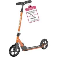 Hudora Cityroller Scooter Start 200 Höhenverstellbarer & zusammenklappbarer Cityroller, Kinder- & Erwachsenenroller für bis zu 100kg mit Ständer