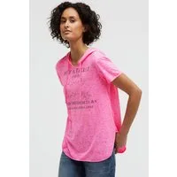 SOCCX Kapuzenshirt mit Ausbrenner-Effekten