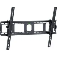 ONKRON TV-Wandhalterung 55-100 Zoll, bis 75 kg, VESA 75x75-800x600, UT4-B, (bis 100,00 Zoll, neigbar, flach, ultra slim, integrierte Wasserwaage)