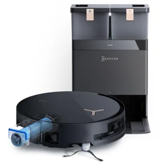 Ecovacs Deebot X8 Pro Omni Saug-/Wischroboter [220ml + 110ml 18.000Pa inkl. Absaug-/Reinigungsstation] schwarz