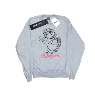 Disney - "Bambi Thumper Line Drawing" Sweatshirt für Damen (Grau)