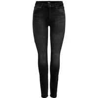 ONLY Skinny-fit-Jeans Skinny Fit Ankle Jeans ONLBLUSH Denim für Baumwolle unifarben wärmend Reißverschluss casual-Style