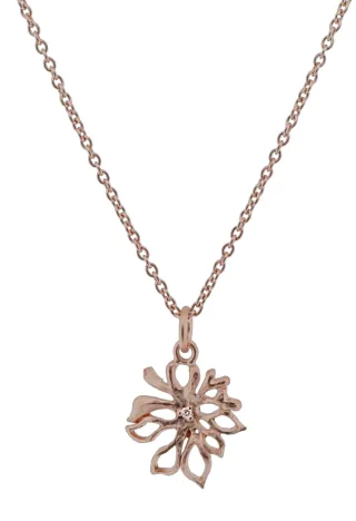 Orphelia Damen-Kette aus 925er Sterlingsilber mit Anhänger - Rosé ZH-6027/1