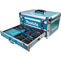 Makita Werkzeugset Makita X9 Alu Schubladen Koffer + 96 tlg. Zubehör Set