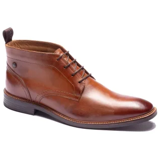 Base London Belgrave Leder Herren WASSERDICHTE TAN Stiefeletten
