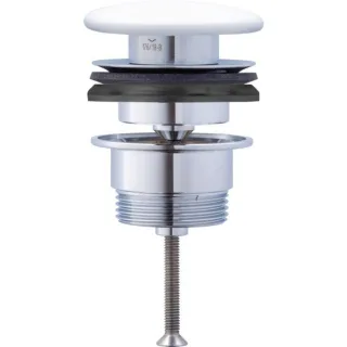 Duravit Push-Open-Ventil 0050790000 für Waschtische mit Überlauf, weiß