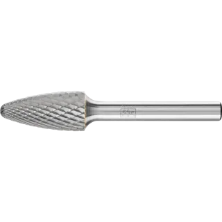 PFERD TOOLS Hartmetall Frässtift Rundbogen RBF Z4 universal mittel fein - 21117846