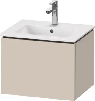 Duravit L-Cube Waschtischunterbau wandhängend Taupe Supermatt 520x421x400 mm - LC611808383 LC611808383