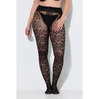 Ulla Popken Feinstrumpfhose Strumpfhose florales Muster