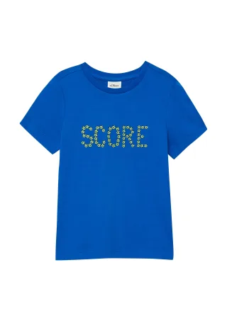 s.Oliver - T-Shirt blau - Gr. - 98
