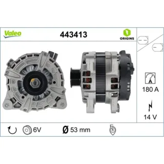 Valeo Lichtmaschine 180A Jaguar Land Rover 2,0 443413