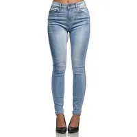Tazzio High-waist-Jeans F101 Damen Skinny Fit Jeanshose