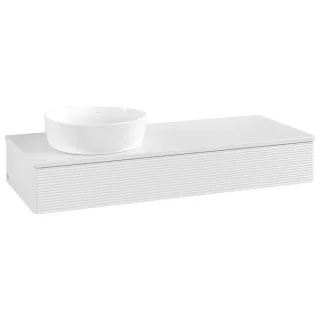 Villeroy & Boch Antao Waschtischunterschrank 1200x190x500mm L11110GF mit Beleuchtung mit Struktur FK/AP: GF/0