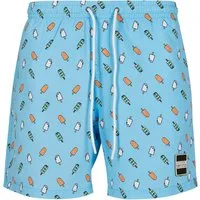 URBAN CLASSICS Badeshorts Urban Classics Herren Pattern Swim Shorts
