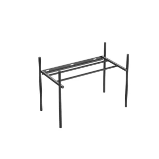 VitrA Ersatzteil Equal Fußrahmenelement zu Halbhochschrank Schwarz Matt,6615038YP 6615038YP