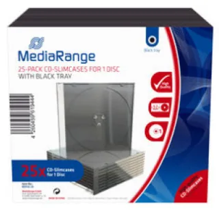 MEDIARANGE BOX32-25 | box32-25 | Schmales Gehäuse - 1 Disks